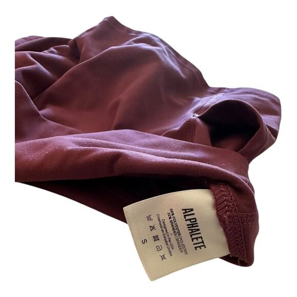 Alphalete womens small Surface Pocket Shorts Violet high waisted activewear - Picture 6 of 8